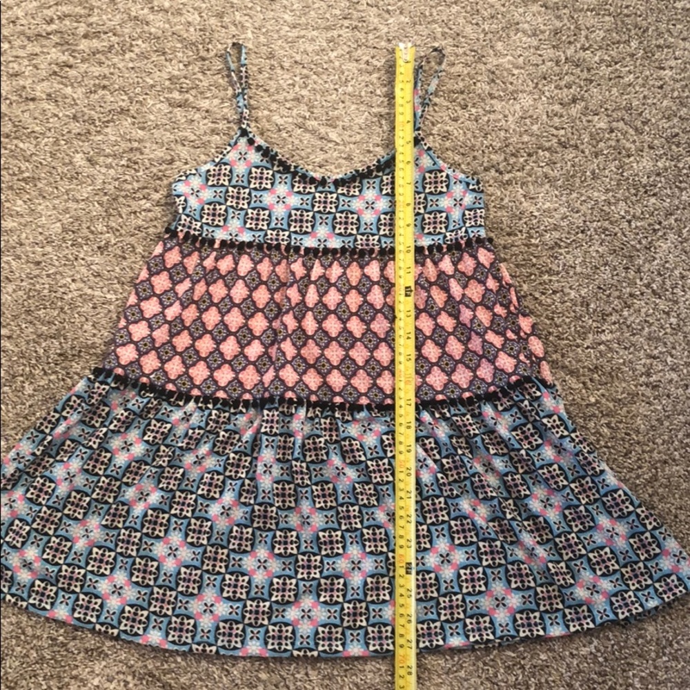 SOLD Topshop pom pom mini dress floral sz2 like new - Picture 8 of 8